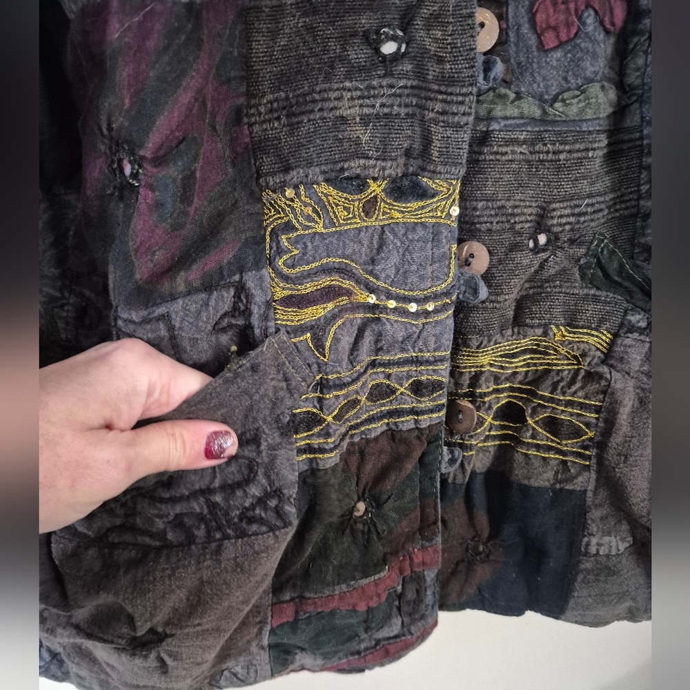 Vintage Patchwork Jacket - image 8